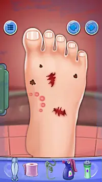 Hello Doctor! Foot Doctor game for kids Screen Shot 1