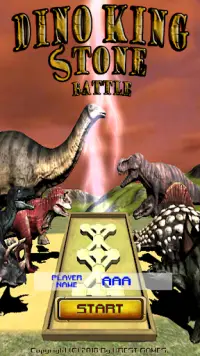 Dino King - Stone Battle Screen Shot 0