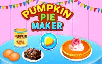 Pumpkin Pie Maker - Dessert Food Cooking Game Screen Shot 4