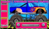 Monster-LKW-Waschsalon: Auto-Reparatur-Auto-Garage Screen Shot 5