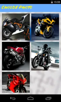 Motorcycles Jigsaw Puzzle Screen Shot 2