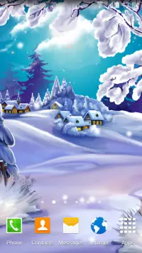 Winter Landscape Wallpaper Screen Shot 1