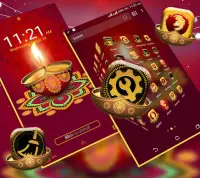 Happy Diwali Launcher Theme Screen Shot 4
