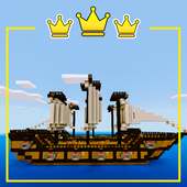 Map blitz Ship Wars for Minecraft PE