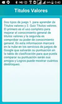 Apprender Titulos Valores Screen Shot 5