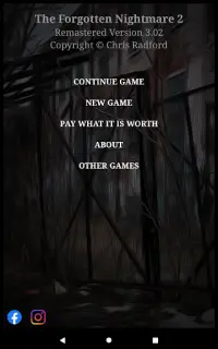 The Forgotten Nightmare 2 Text Adventure Game Screen Shot 4