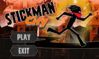 stickman cidade Screen Shot 3