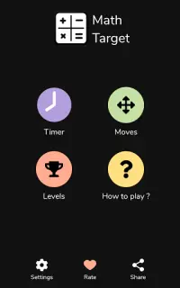 MathTarget - Math Game, brain training exercises Screen Shot 8