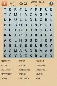 Word Finder : new style search brain training Screen Shot 3