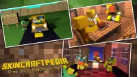Skins Addon Map&Shader The Simpsons For MCPE 2021 Screen Shot 5