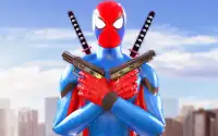 Flying Spider Hero Strange Vegas Gangster Screen Shot 0