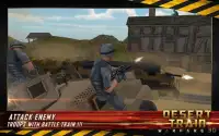 Gunship Batalla 3D tren bala Screen Shot 6