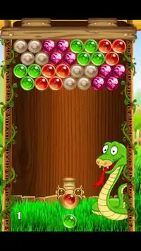 Snake Game Bubble Shooter Screen Shot 2