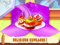 甘い カップケーキ ショップ -  子供たち 料理 ゲーム Screen Shot 4
