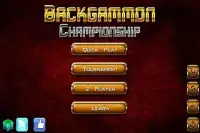 Backgammon Championship Screen Shot 0