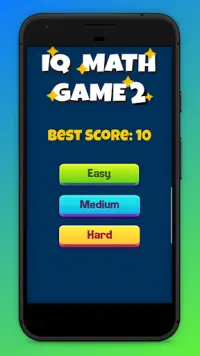 IQ Math Game 2 Screen Shot 0