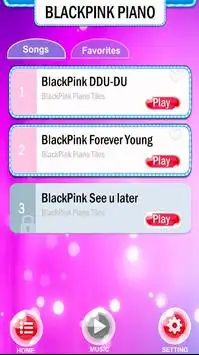 BlackPink Piano Tiles 2018 Screen Shot 1