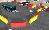 Aparcamiento de autobuses: simulador de conducción Screen Shot 8