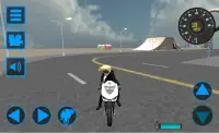 Polisi 3D sepeda mengemudi Screen Shot 6