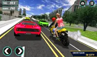 Motosiklet Taksi Simülatörü - Turist Bisiklet Screen Shot 5