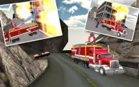 Up Hill Fire Truck Rescue Sim Screen Shot 7