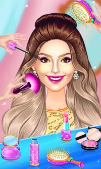 Royal Doll Game: Makeup Games Screen Shot 1