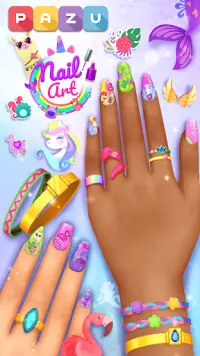 Nail Art Salon - Manicure & jewelry games for kids Screen Shot 0