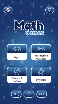 Matematik oyunları - toplama, çıkarma, çarpma Screen Shot 0
