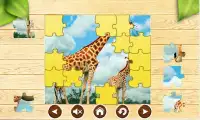 Zoo  Jigsaw Puzzles Brain Games for Kids FREE Screen Shot 3