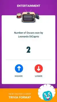 Higher or Lower Quiz - Multiplayer Trivia Game Screen Shot 1