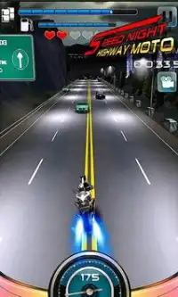 Speed Night Highway MOTO Screen Shot 4