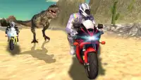 Dino World Bike Race Game - Jurassic Adventure 🏍 Screen Shot 1