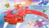 Flying Car Shooting - Car Game Screen Shot 0