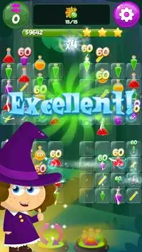 Merge Potions - Match 3 Puzzle Game & Witch Games Screen Shot 1