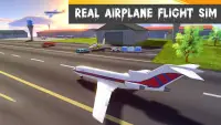 Airplane Game Flight Pilot Sim Screen Shot 2