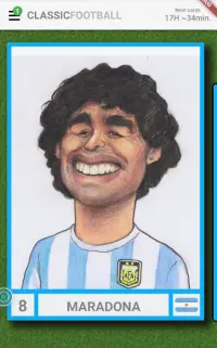 Classic Football Card Collection Screen Shot 0