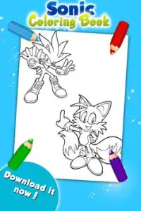 Sonic Coloring Screen Shot 0