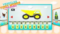 Vehicles First Word For Babies Screen Shot 4