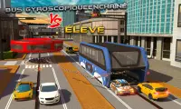Bus gyroscopique enchaîné VS Bus élevé - Drag Race Screen Shot 0