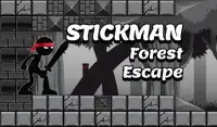 Stickman Escape Forest Screen Shot 0