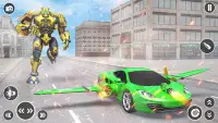 Flying Car Robot Shooting Game Screen Shot 3