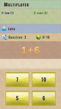 Math Games: Multiplayer Duel Screen Shot 4