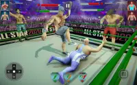 Ring Wrestling Revolution Cage Fighting Games 2021 Screen Shot 3