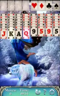 Solitaire: Frost Fairies Screen Shot 2