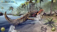 Crocodile gioco di caccia Screen Shot 2