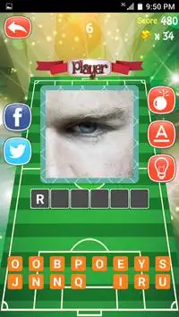 Vermutung Fußball Spieler Auge Screen Shot 3