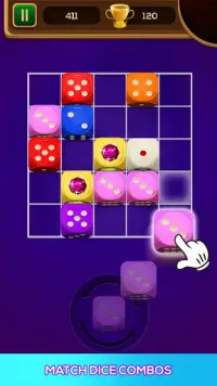 Trò chơi Dice Puzzle hợp nhất ma thuật Screen Shot 1