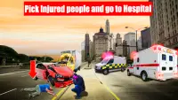 Real Ambulance Simulator 2021-Emergency Rescue Fun Screen Shot 1
