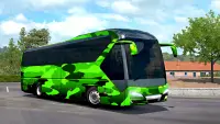 Army Bus Simulator Bus driver Coach bus simulation Screen Shot 0