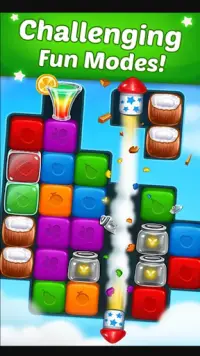 Toon Pet Crush: Toy Cube Puzzl Screen Shot 2